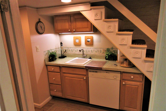 Apartment Kitchen Area - Furnished One Bedroom Apartment