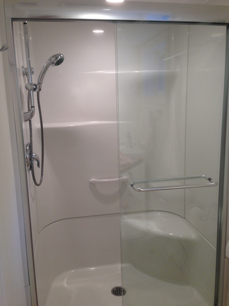 Shower - Luxury Furnished Apartment in Private Home: 2 Blocks from Bloor Subway