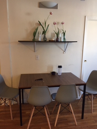 Dining area - NO FEES! SUNNY  4 BR 2 BTH  NEXT TO GREEN LINE, WALK TO HARVARD, MIT, INMAN, UNION SQ Apartments