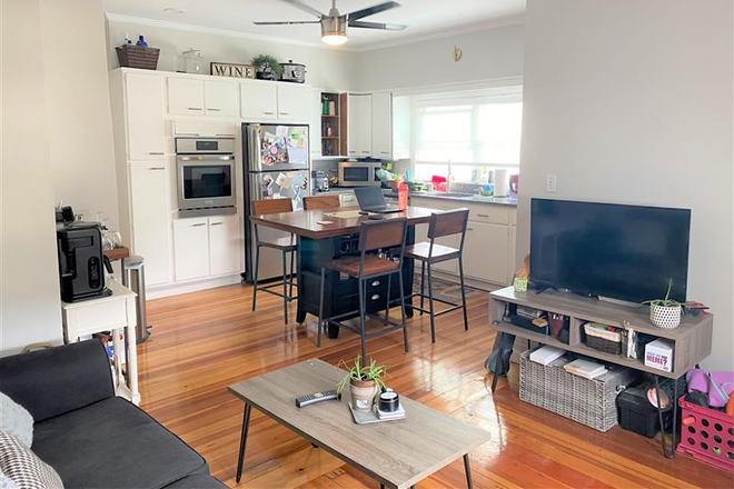 Living Room and Kitchen - 1 Bedroom in an apartment close to transit and campus!
