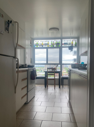 Kitchen - 1 furnished bedroom in a spacious and bright 3 bedroom apartment.