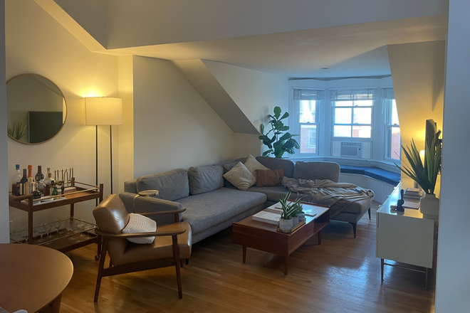Living - South End Apartment  - Open Bedroom in 2 BR/1BA