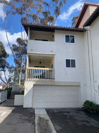 Garage with parking to the left. - La Jolla Village Tennis Club, Close to Campus