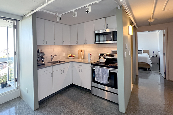 Kitchen - Wonderful Peabody Terrace Tower Apartment on Charles River with incredible views Cambridge