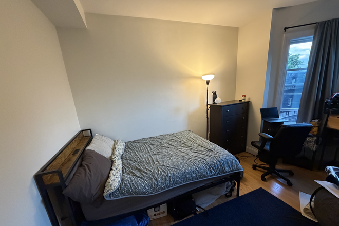 Bedroom - Spacious room in 4b/2b with in-unit laundry on Fort Hill available July-Aug