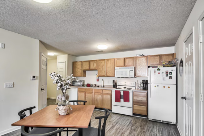 Kitchen/Dining - Spacious Campus Pointe Apartment – Perfect Off-Campus Living