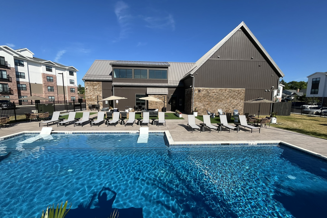 Resort-Style Pool at 551 North Clubhouse - College Station Townhome