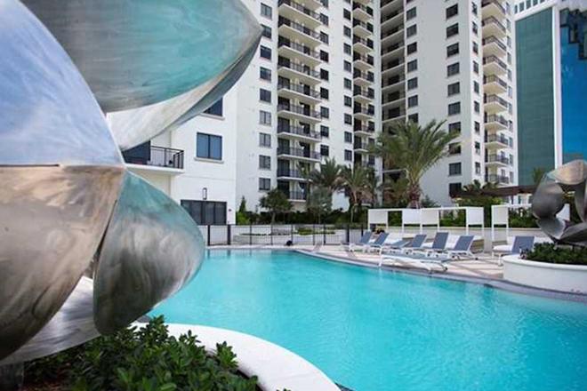 Pool - Gorgeous furnished 2/2 unit with spectacular East views overlooking the Brickell skyline and bay. Apartments