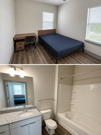 Bedroom & Washroom, for apartment amenities please check [web address removed] - Union Chapel Hill