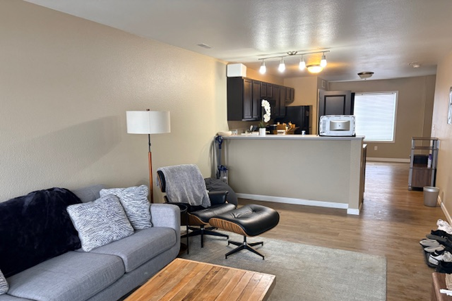 Living room/ Kitchen - The Quarters Apartments