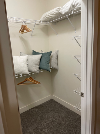 Walk-in closet - Yugo Charlotte college downs Apartments