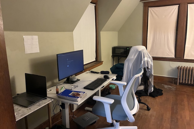 Inside room - House right on Campus, next to Prince Hall