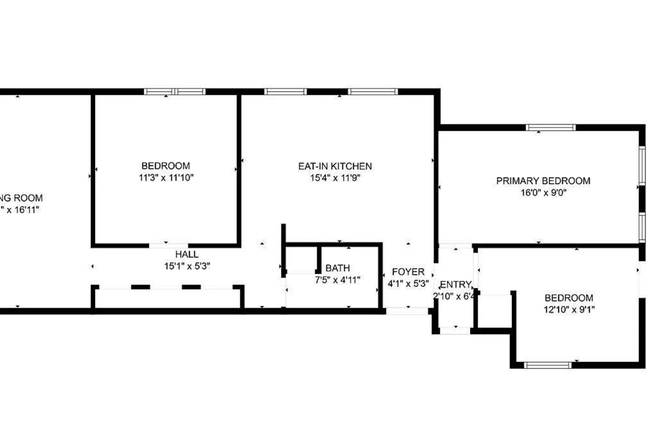 Floor plan - Apartment close to campus