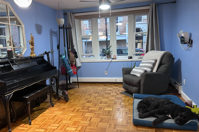Living room / study - Furnished North End 1BR | 3+ Month Stay or 12-Month Lease | Patio + W/D | Condo