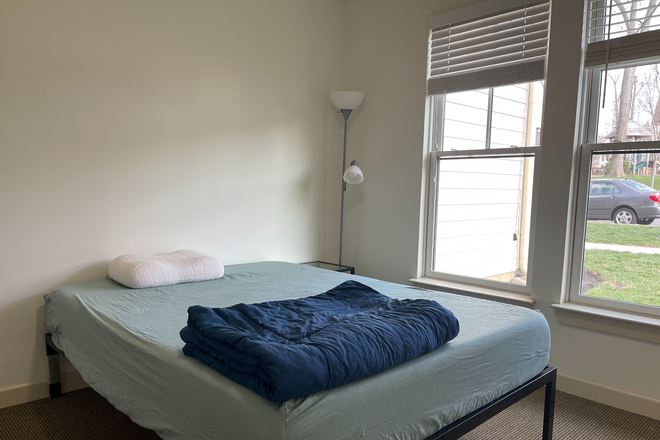 This is the bedroom with the private bathroom. - Summer Sublet:Furnished rooms in shared thome for PU faculty/staff only-Stanworth Lane-Princeton