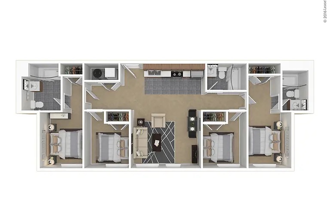 overhead floorplan - Yugo Eugene Courtside