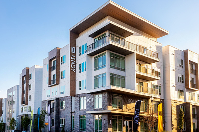 outside view of building - The Indy Apartments