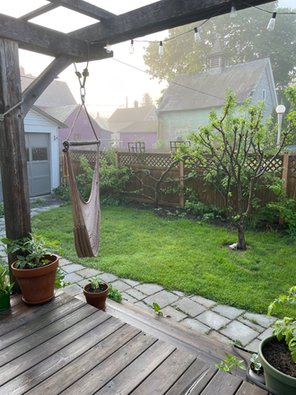 Backyard - ONE Sweet Furnished Home