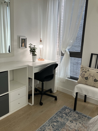 Bedroom desk and shelf - 1 Furnished Bedroom (w/ own bathroom) at King/Bathurst