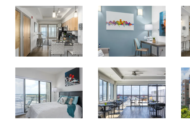 examples from website - One room in 2 bedroom apartment at the square