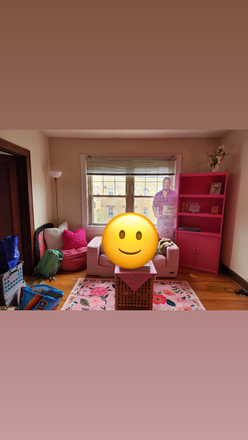 living room (it is cuter and more organized now) - The Majestic Apartments