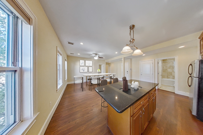 open kitchen concept with island perfect for entertaining - Updated 5 bed/ 2 bath in Mission Hill- Available 9/01/2026!! Triplex