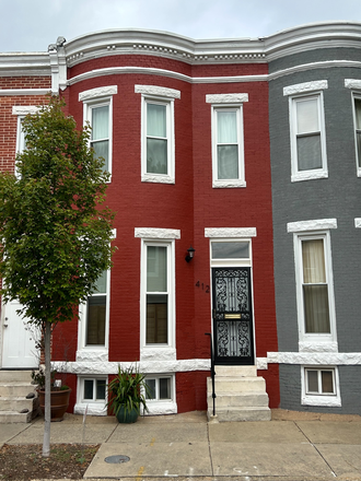 View from 27th St - Three Bedroom Rowhome Near JHU Homewood Campus