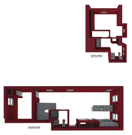 3D floor plan - Flexible Summer Sublet! .3mi from Harvard with Central Air! Apartments