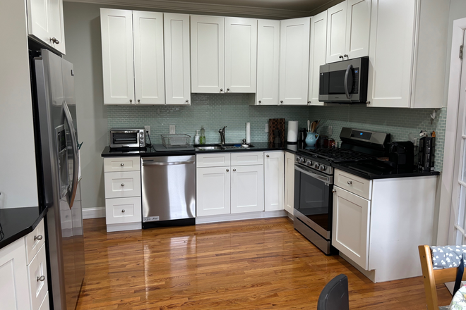 Kitchen cooking area - Furnished room with private bathroom-Jefferson Rd-Princeton Duplex