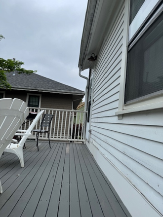 Deck leading to studio door - Second Level Studio with Separate Entrance, Deck and Parking - near Longwood Medical Area House