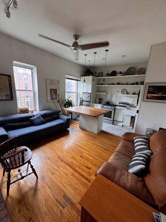 Open living/dining/kitchen area - PRIME Prospect Heights 2-Bedrm at Prospect Park Apartments