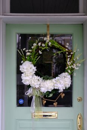 The front door is so welcoming! - 3 BR Historic Home  REDUCED! on Hanover Ave 5 Blocks from VCU-FULLY FURNISHED-Call to VIEW!
