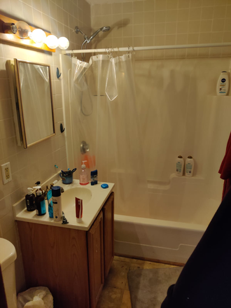 Bathroom for the room with attatched bath - House walkable distance to UMass | Private room | Lease from June 2025 - May 2026