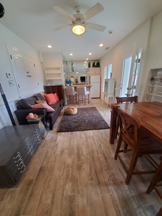 Living Area - Studio with pool and ocean view Apartments