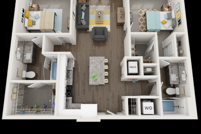 Floor plan - Rise 34th Gemini Relet
