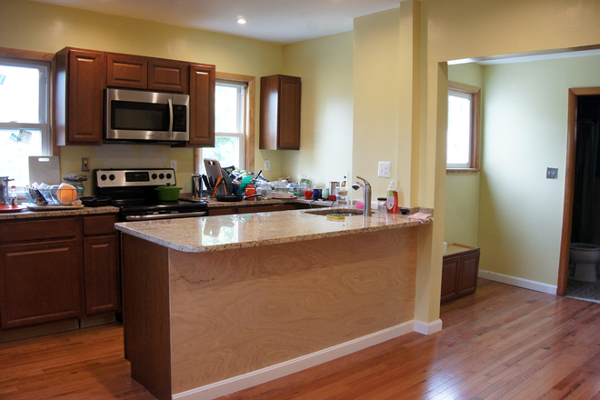 Kitchen - Furnished Sunlit Apartment (8-minute walk to Porter Square)