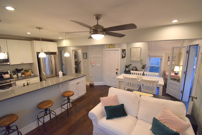 Living Room - 9 Rose Court - Narragansett Pier Duplex