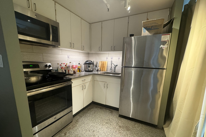 Kitchen - Just 950$ for one bedroom！From 12/11 to 1/26 Apartments