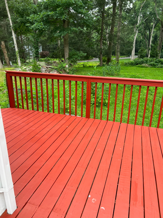 Large bedroom deck - 2 independent rental rooms. Landlord occupied. House