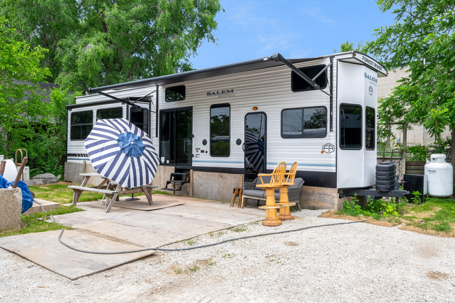 Outside view - Self-Contained Detached unit with parking