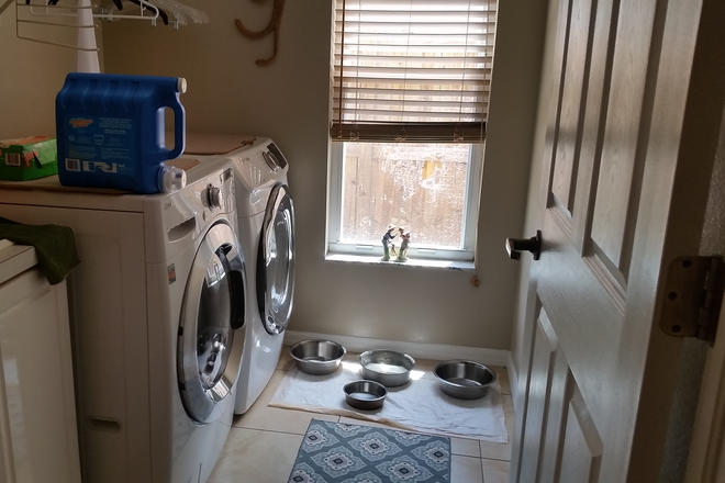 Laundry room - Single family home,  3 bedrooms and 2 full bathrooms