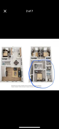 Sorry it is a little blurry it is the best room in the unit though - Sublease CAMPUS CROSSING FULLY FURNISHED