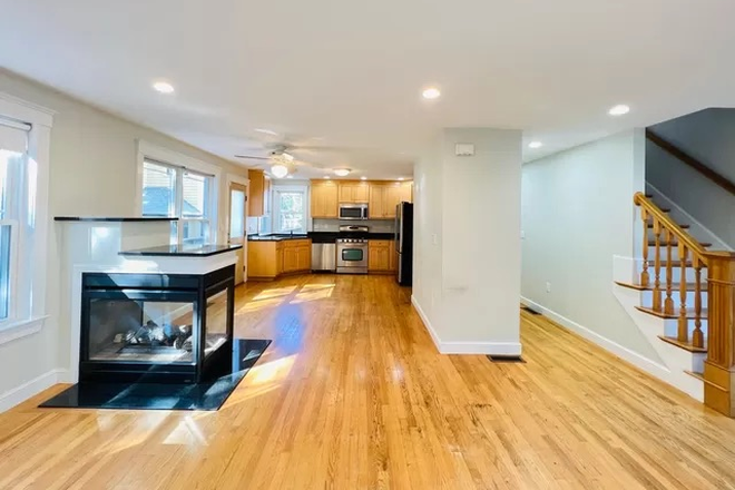 Livingroom (now fully furnished) - Clean and modern housing (20min walk, 10min T)