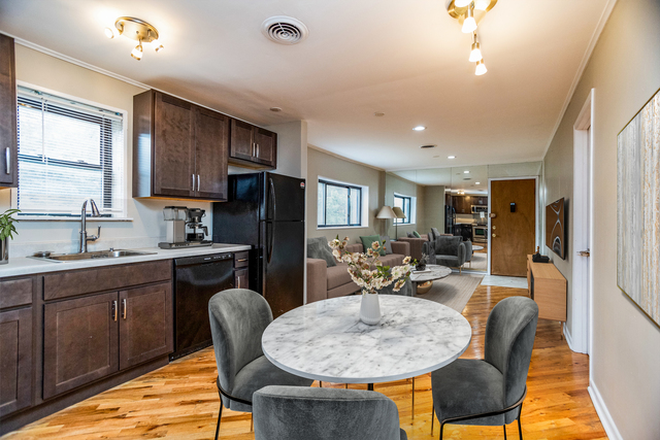 Living room layout - Male roommate needed. 1 min walk from campus. Fully furnished. Apartments