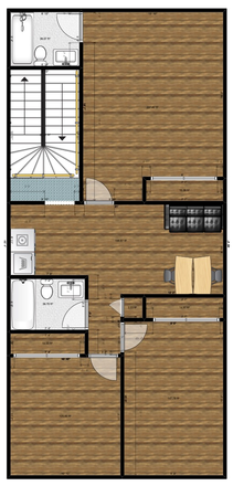 7 Bedroom Upstairs - 12 Houses Being Built Available for June 1 & August 1