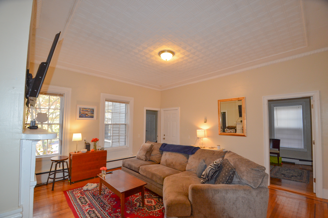 Living Room - Private Bedroom | Modern Living in College Hill! 4-Bedroom Apt at 40 Bowen St