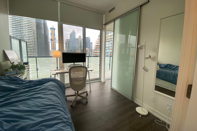 Bedroom - Room with Bathroom on Yonge St Condo