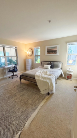 Spacious bedroom with beaming natural light! - Cozy Furnished Spacious Bedroom with En-suite Bathroom! Townhome