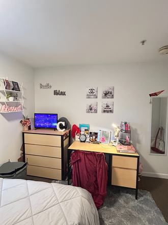 Bedroom - Spring 2026 South Campus Commons 3 Room Available Super Close to Baltimore Ave Restaurants & Stores Apartments