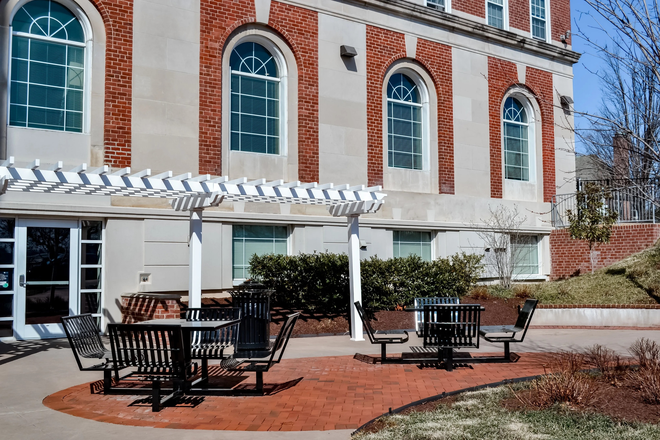 Patio - The Academy on Charles Apartments